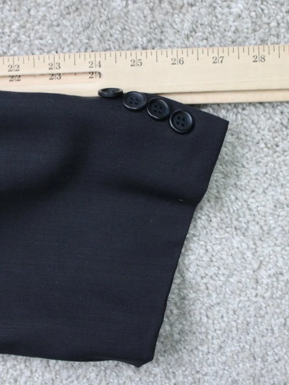 Joseph & Feiss Blazer Mens 56 Long Black 100% Pure Virgin Wool International